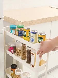 Kitchen and Bathroom Gap Storage Rack Multilayer Organizer