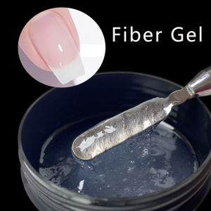 Jillnails Fiber Gel 100g/50g Fiberglass Builder Nails Extension Gel Glass Nail Repair Broken Nails Shape Clear Building Gel