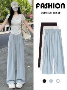 Casual Straight Wide Leg Pants Ultra Thin GivIce Ray Horiguchi Spring New Style for plus Size Women Stylish Loose Fit Pants