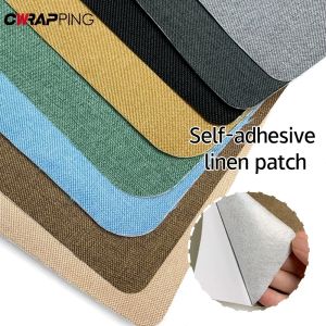20x28cm Multiple Color Linen Patch for Sofa Bed Fabric Child Design Chair Car DIY Fix Adhesive Furniture Repair Self Upholstery