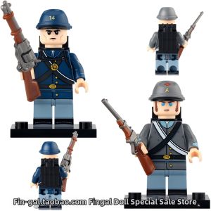 American Civil War Texan Soldier Military Brick Figure