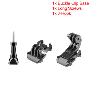 J Hook Quick Release Mount Base Screw For GoPro Hero 13 12 11 10 9 8 7 6 SJCAM AKASO Insta360 DJI Osmo Action Camera Accessories