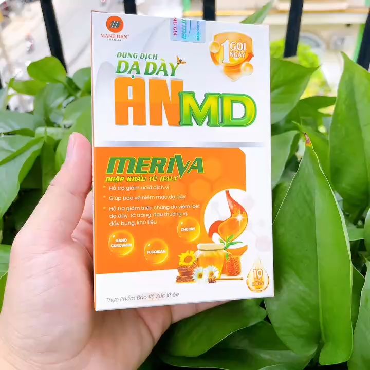 DUNG DỊCH DẠ DÀY AN MD (10 gói) - Hỗ trợ giảm triệu chứng viêm loét dạ ...