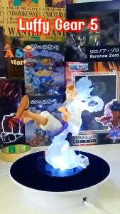Mô hình Luffy Gear 5  thức tỉnh trạng thái Nika siêu đẹp có đèn Led ASL Shop Mô Hình One Piece figure anime trang trí bàn làm việc mô hình đồ chơi