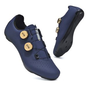 New Road Cycling Shoes Speed Cycling Racing Sneaker Cleats Shoes Self-Locking Cycling Flat Pedal Shoes Man Bike Outdoor Footwear