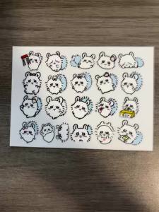 Bandai | Nhãn Dán Có Thể Chuyển Nhượng Momonga Biểu Cảm Dễ Thương Hoa Văn Hoạt Hình Để Trang Trí Vỏ Điện Thoại Mô Hình ACG Dành Cho Lứa Tuổi Từ 14 Trở Lên