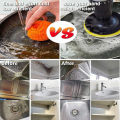 23Pcs Drill Brush Attachment Set Power Scrubber Drill Brush Kit with Extend Long Attachment for Tile Bathtub Floor. 
