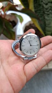 Đồng hồ cầm tay nam Seiko 2 kim máy 17J lên cót hàng Si