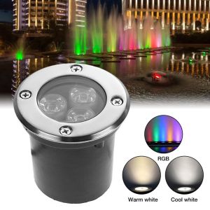 LED Underwater Light RGB Waterproof Anti-corrosion Floodlight Lamp for Fountain Aquarium Swimming Pool 12V