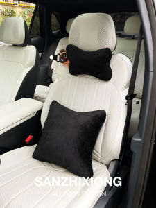 SANZHIXIONG | Cute Cat Car Headrest Waist Support Cushion