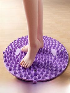 Circular Acupressure Mat for Slow Running And Foot Massage Indoor Fitness Equipment Chinese Medicine Inspired Design