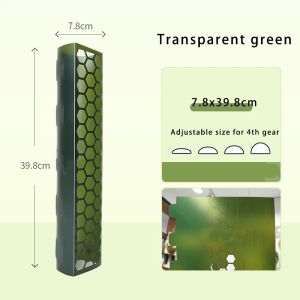 3PCS Plastic Moss Pole Plant Stakes Extending for Training Indoor Climbing Plants Such as Monstera to Grow Upwards