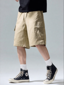 Wood soon | Men Streetwear Cargo Shorts Casual