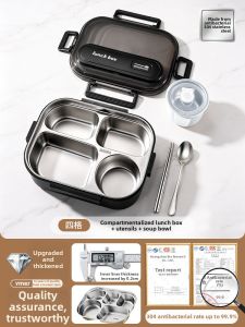 Microwaveable Thermal Insulation Lunch Box Stainless Steel