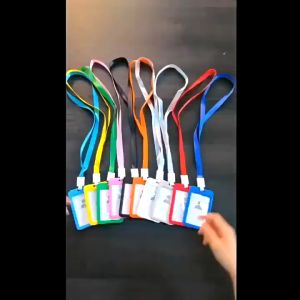 Thẻ Đeo Tên Nhân Viên Bảng Tên Xe Bus Thẻ Học Sinh - Dây Đeo Thẻ Học Sinh Dây Đeo Thẻ Ngang Cho Nhân Viên Văn Phòng ( Combo Dây Đeo + Bao Đựng Thẻ )