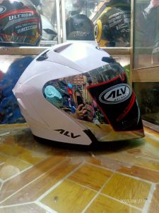 HELM A L V ULTRON SOLID SNI DEWASA PRIA WANITA MODEL TERBARU