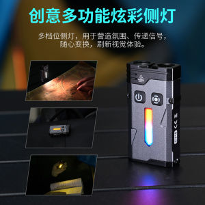 New Aluminum Alloy Multi-Functional High-Brightness Portable Durable USB Rechargeable Work Light Cap Clip Light SK05