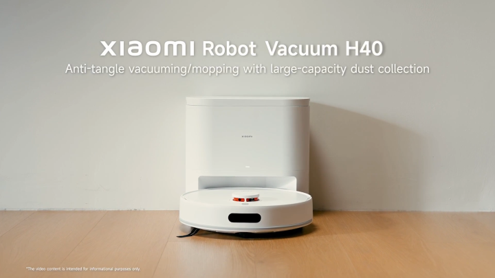 [New]Xiaomi Robot Vacuum H40 หุ่นยนต์ดูดฝุ่นอัจฉริยะ 10000Pa  ดูดฝุ่นและถูพื้น in พร้อมแท่นเก็บฝุ่น ควบคุมผ่านแอป