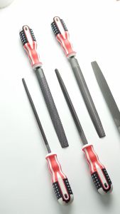 Kikir Besi Kikir Hpl 8 Inch Kikir Besi Bulat Lurus Segitiga Setengah Bulat Parut Gagang Karet - 6737