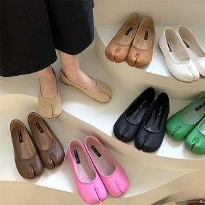 Flattop Split Toe Leather Shoes