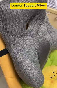 KKHOUSE Lumbar Back Support Pillow Upgrade Large Size Soft Cushion For Office Chair Relief Pain