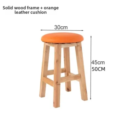 XIWUSHOUJIANG | Luxurious High-End Wooden Bar Stool