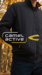 camel active Mens Outdoor Casual Regular Fit Reversible Fleece Jacket - Multicolour 9-600AW24RVS0260