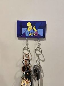 คุณสมบัติใหม่! พวงกุญแจอะคริลิค ลายการ์ตูน แบบติดผนัง ติดตั้งง่ายไม่ต้องเจาะผนัง เป็นคู่กับ 1 ชิ้น พร้อมส่ง