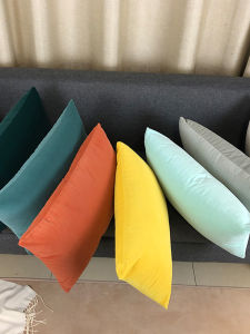 Áo Chăn Gối Hình Chữ Nhật Bằng Vải Nỉ Cho Ghế Sofa Phòng Khách Áo Chăn Gối Nhỏ Cho Giấc Ngủ Trưa Không Có Lõi