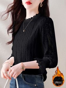 Autumn Fashion Lace Plush Top Women