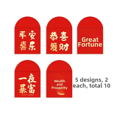 Mini Chinese Style Coin Red Envelope Bag New Year Cute Mini New Design One Yuan Little Meaning Lucky Money Envelope Return Gift