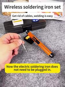Aideepen | Digital Mini USB Soldering Iron Set Type-C Interface Adjustable Temperature Electric Solder Welding Iron Tool Kit