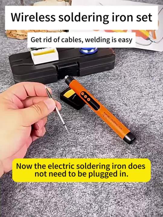 Aideepen | Digital Mini USB Soldering Iron Set Type-C Interface ...