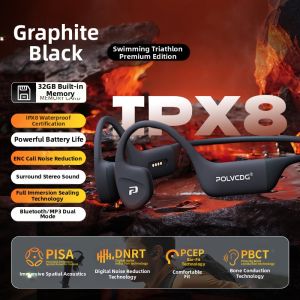 Polvcdg | Wireless Bluetooth Waterproof Open-ear Headphones