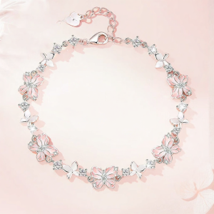 YANGCHUANGSHISHANG | Gift for Girlfriends Silver Butterfly Bracelet
