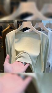 Áo Khoác Len Cadidan Mỏng Dáng Ngắn Cho Mùa Thu Đông Xinh Xắn