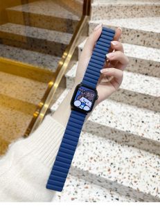 Fashionable Dual-tone Magnetic Silicone Strap Compatible with Huawei Watch Fit4/3 New Model Elegant Stylish Band for Smartwatches