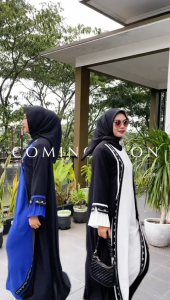 XAENA Raisa Gamis Two Tone Crinkle Airflow Payet