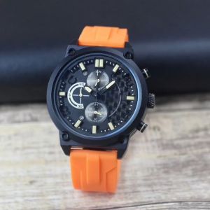 Jam tangan Fashion Pria JP8775 tali rubber/silicon chronograp hari aktif analog