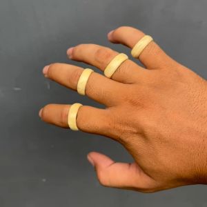 Cincin Akar Bahar Putih Model Bulat Berkualitas