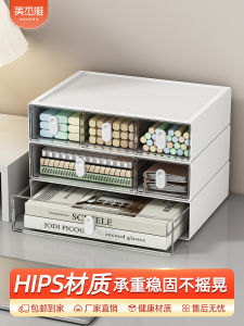 กล่องเก็บของแบบลิ้นจี่สำหรับโต๊ะทำงาน ชั้นวางของสำหรับจัดระเบียบของใช้ในออฟฟิศ กล่องเก็บของโปร่งใสสำหรับจัดระเบียบสต็อกของสำนักงาน