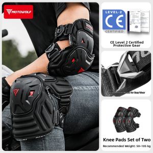 Motowolf | Fall Protection Knee Pads Short Version