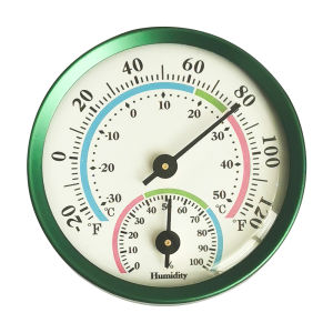 -30-50 °C/-20-120°F 10-100%RH 2.28-inch Highly Accurate Mini Thermometer Hygrometer Analog Temperature and Humidity Meter