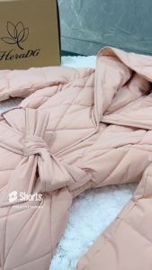 [Voucher 15% MOV 199K cap 100K Áo Khoác Phao Nữ Dáng Dài Trần Trám HeraDG Thiết Kế Cổ Cao Mũ Bẻ Rộng Tay Bo Chun Đai Rời Siêu Nhẹ Siêu Ấm WJKBD4015