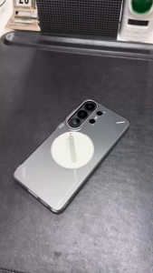 Ốp Lưng Aulumu cho Galaxy S26 Ultra Frosted Glow TPU Cao Cấp Chống Sốc Vòng Tròn Từ Tính Dạ Quang Phát Sáng