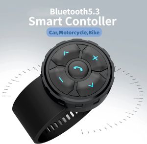 Wireless Bluetooth 5.3 Remote Controller IPX6 Waterproof Wireless Controller for Bicycle Motorcycle Car for iPhone Android Devic