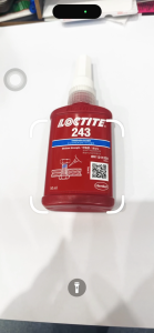 น้ำยาล็อคเกลียว LOCTITE 243 (50ml.) สีน้ำเงิน แรงยึดปานกลาง ใช้ได้กับโลหะทุกชนิด กาวล็อกน็อต ล็อคไทท์ รหัส 44091