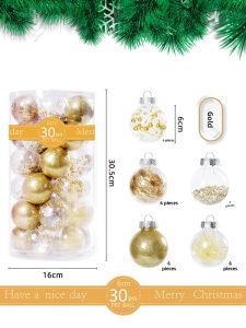 BEAUTY IN THE LIGHT | Christmas Decorative Ornaments Colorful Tree Balls and Accessories