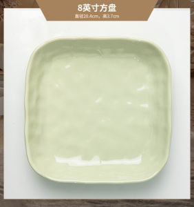 Underglaze Color 2025 New Arrival Cream Style For Home Ceramic Fresh Tableware High Temperature Good-looking Plate and Bowl Spoon Single Piece