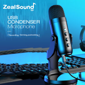 Haomuren Professional USB Condenser Microphone Studio Mic for PC Computer Phone Gaming Streaming Podcasting K66